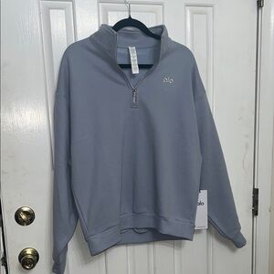 WINTER 2025 NEW WITH TAG Accolade 1/4 Zip Pullover in Winter Frost